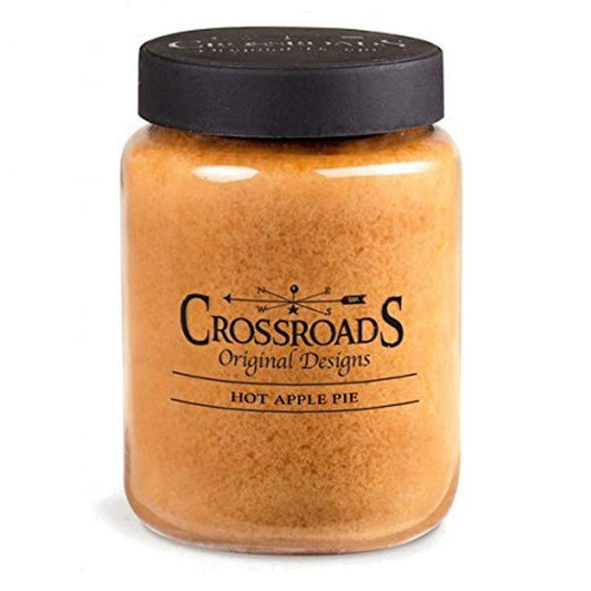 Crossroads Candle 26 Ounce Jar Candle - Hot Apple Pie