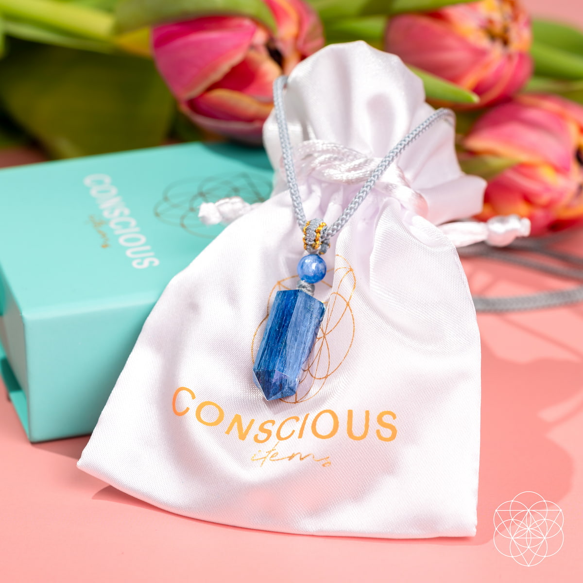 The Aura Shield - Rare Kyanite Pendant Conscious Items