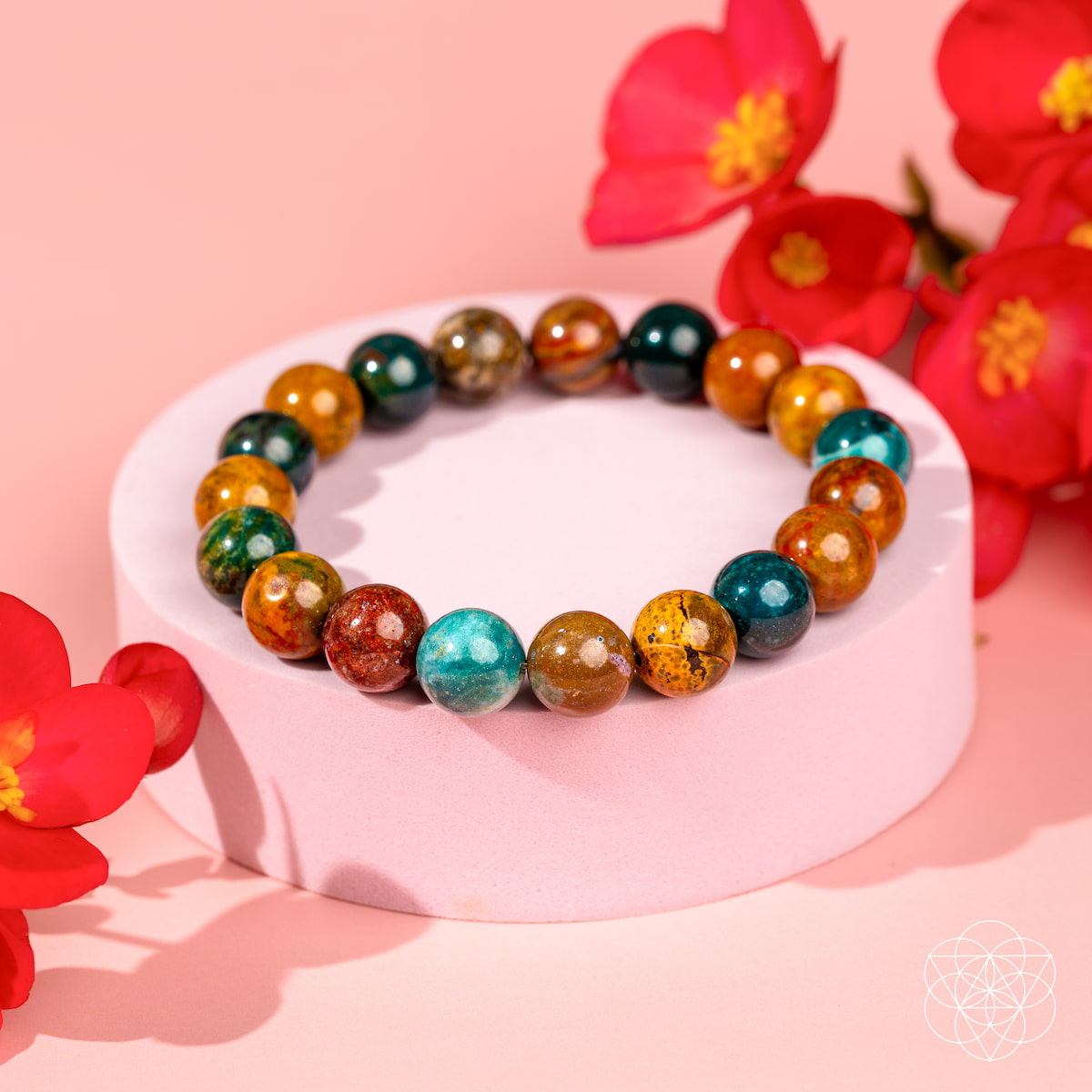 Quiet My Mind – Ocean Jasper Bracelet Conscious Items