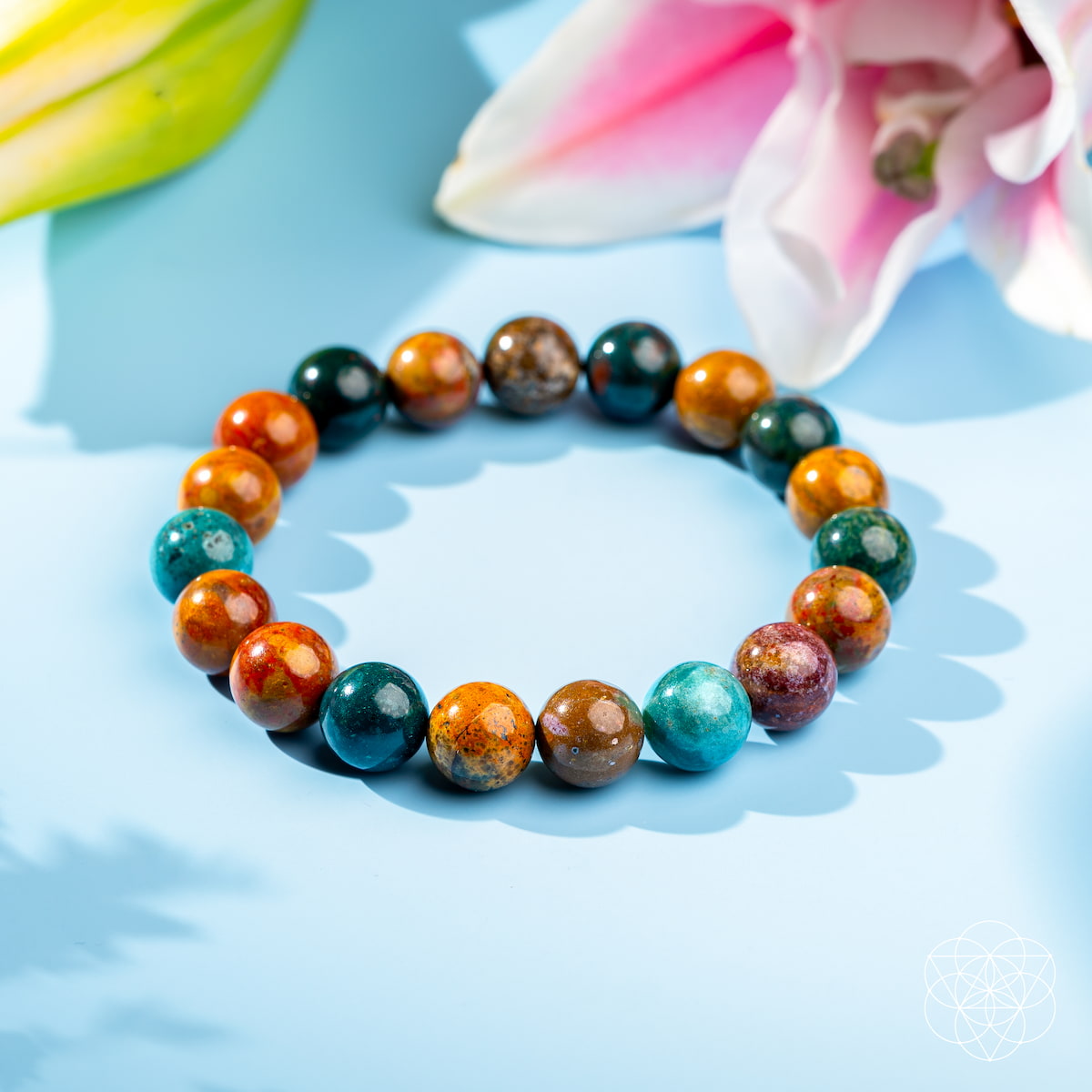 Quiet My Mind – Ocean Jasper Bracelet Conscious Items