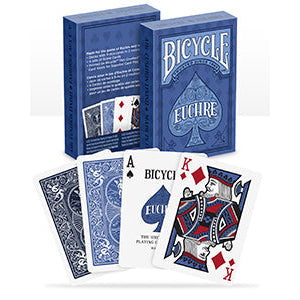 Bicycle Euchre Playing Cards – Blue Dual-Deck Set ClassicDecks