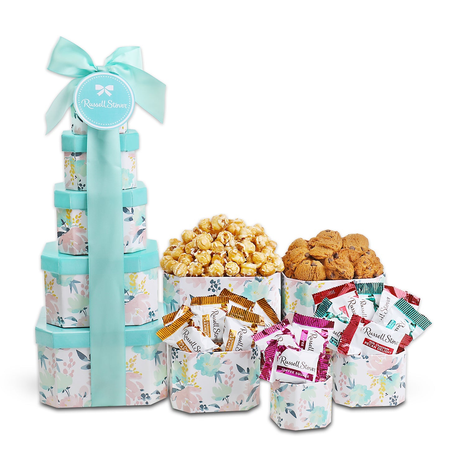 Russell Stover Chocolate Gift Tower Alder Creek Gift Baskets
