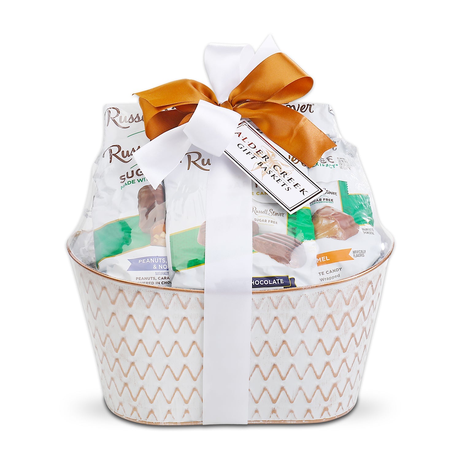 Russell Stover Sugar Free Chocolate Gift Basket Alder Creek Gift Baskets