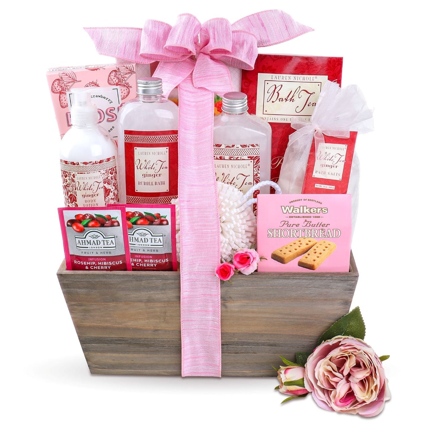 Tea & Tranquility Spa Gift Basket Alder Creek Gift Baskets