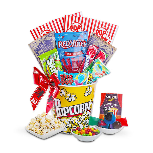 Father's Day Pop-ular Movie Night Gift Basket Alder Creek Gift Baskets