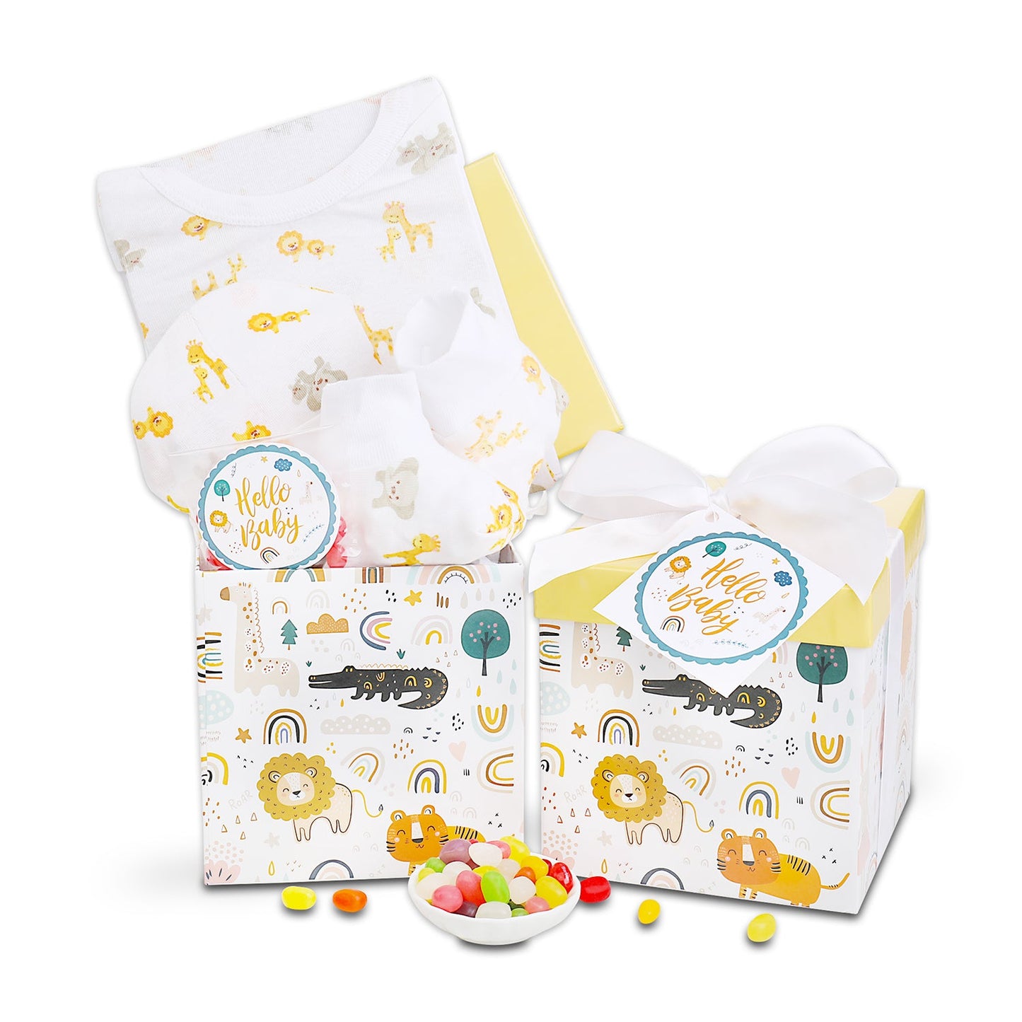 It's a Jungle Out There New Baby Gift Basket Alder Creek Gift Baskets