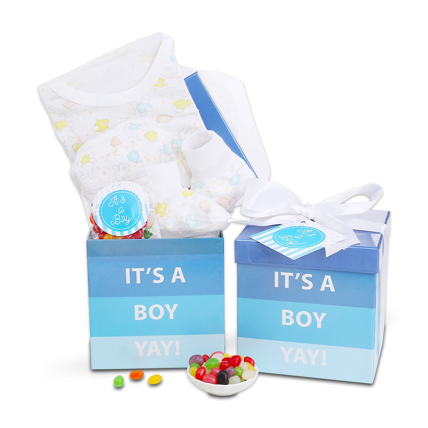It's A Boy New Baby Gift Basket Alder Creek Gift Baskets