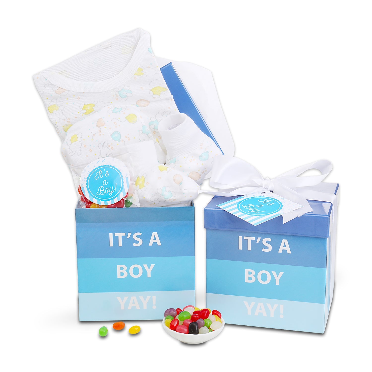 It's A Boy New Baby Gift Basket Alder Creek Gift Baskets