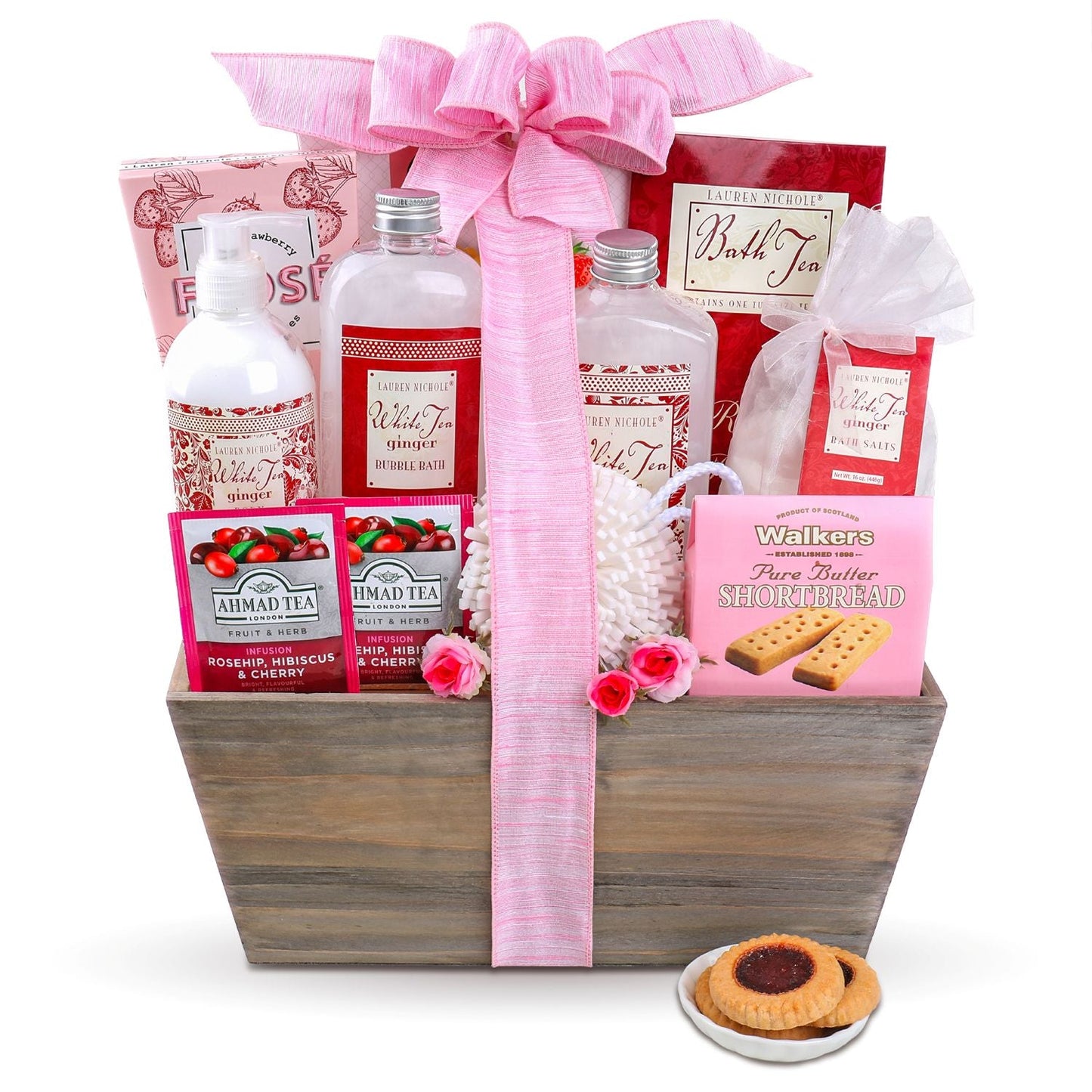 Tea & Tranquility Spa Gift Basket Alder Creek Gift Baskets