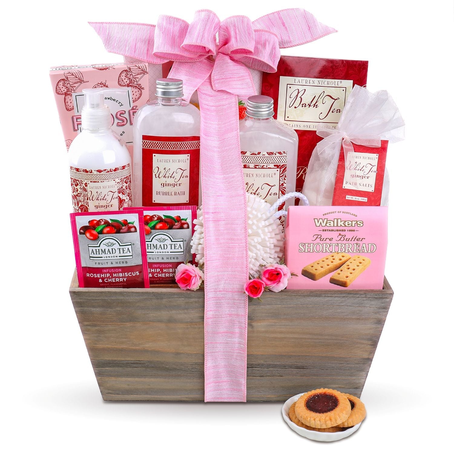 Tea & Tranquility Spa Gift Basket Alder Creek Gift Baskets