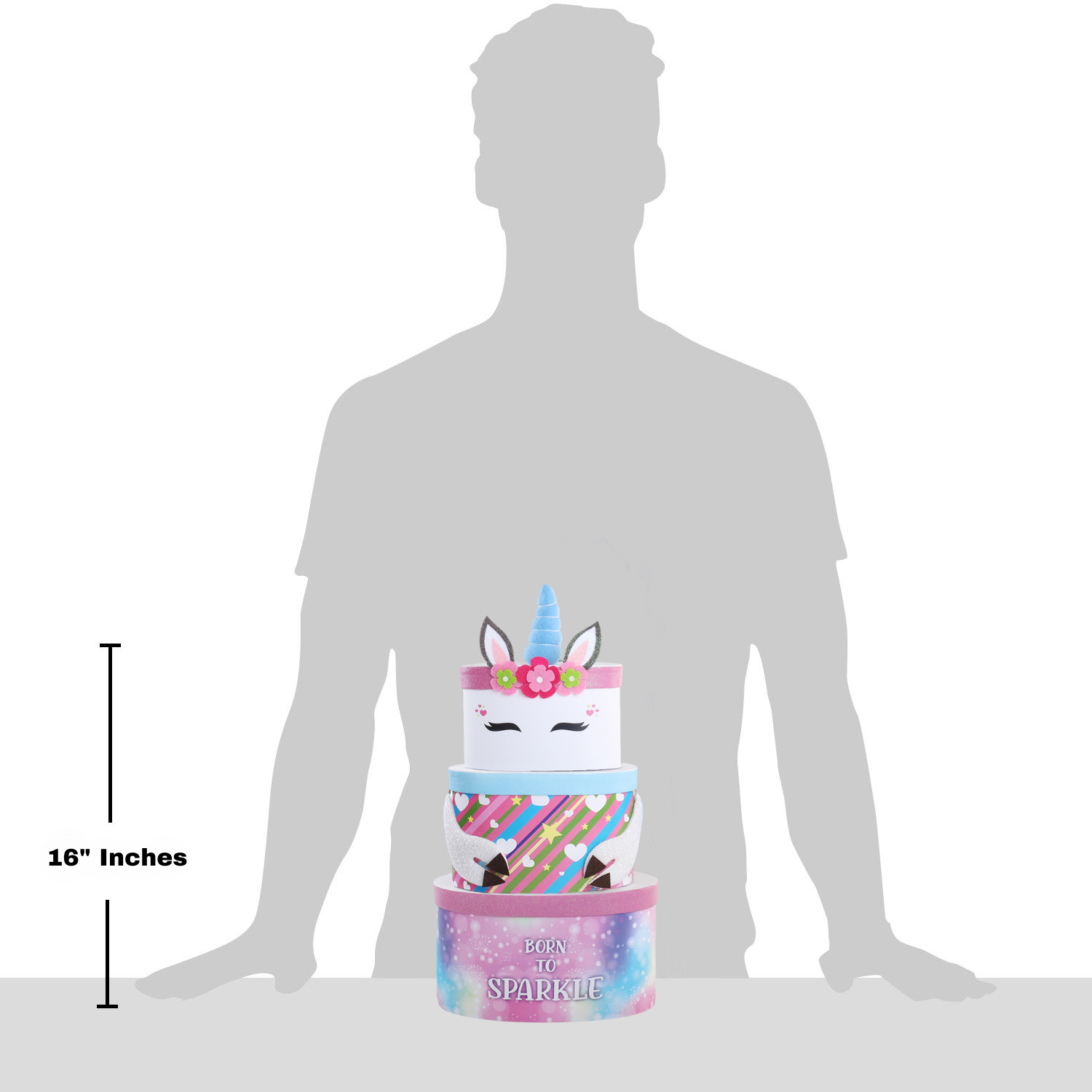 Born to Sparkle Unicorn Gift Tower Alder Creek Gift Baskets