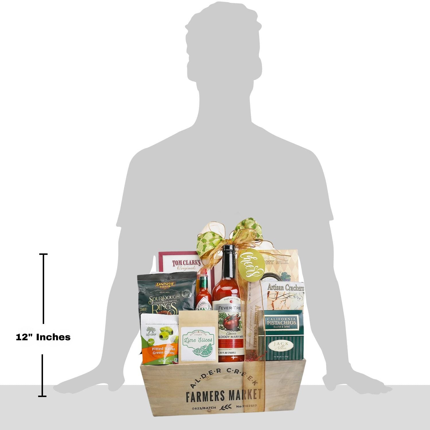 Farmers Market Bloody Mary Cocktail Gift Basket Alder Creek Gift Baskets