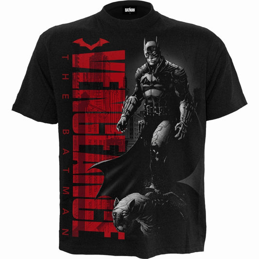 THE BATMAN - COMIC COVER - Front Print T-Shirt Black Spiral USA