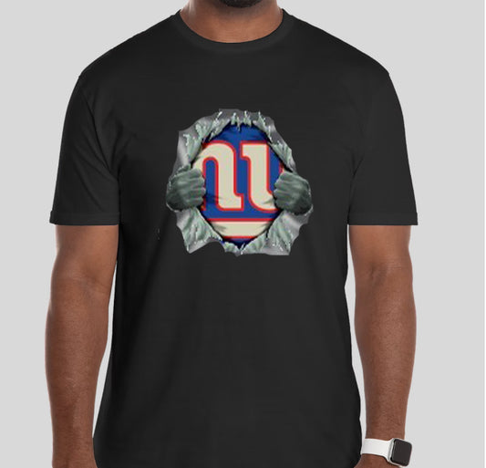NY Giants Exposed Logo T-Shirt