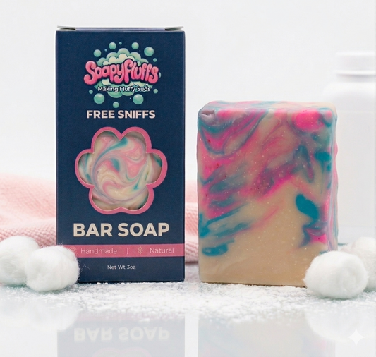Baby Powder Tallow Soap - Eczema-Safe & Deeply Moisturizing Sensitive Skin Bar Soapyfluffs