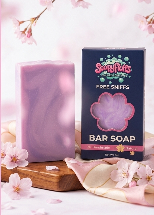 Cherry Blossom | Cherry & Vanilla Tallow Soap Soapyfluffs