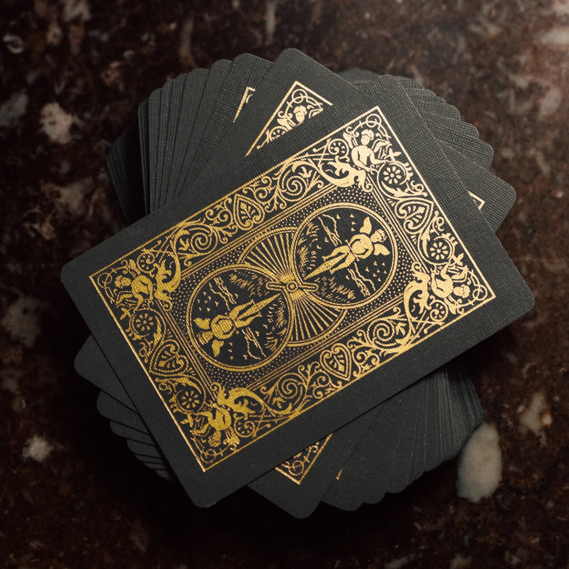 Bicycle Black and Gold Metalluxe Playing Cards – Premium Foil Edition ClassicDecks