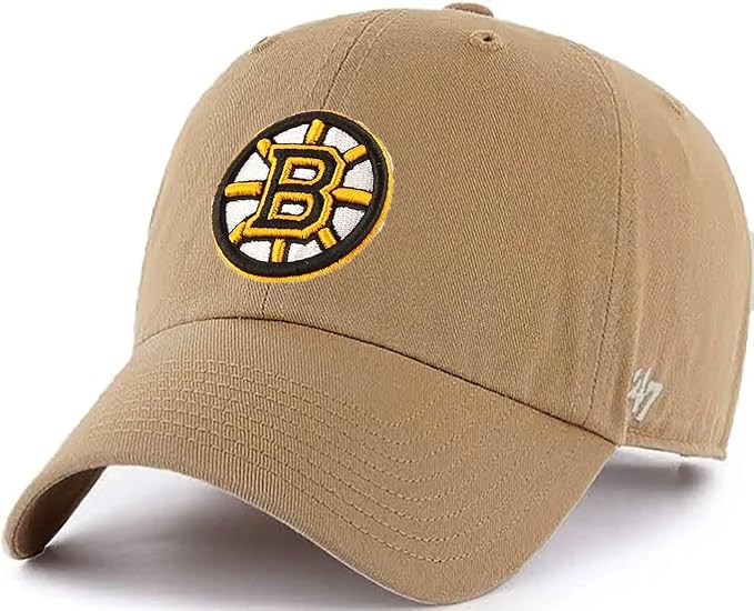 47 NHL Boston Bruins Clean Up Adjustable Cap Khaki I-Max Fashions