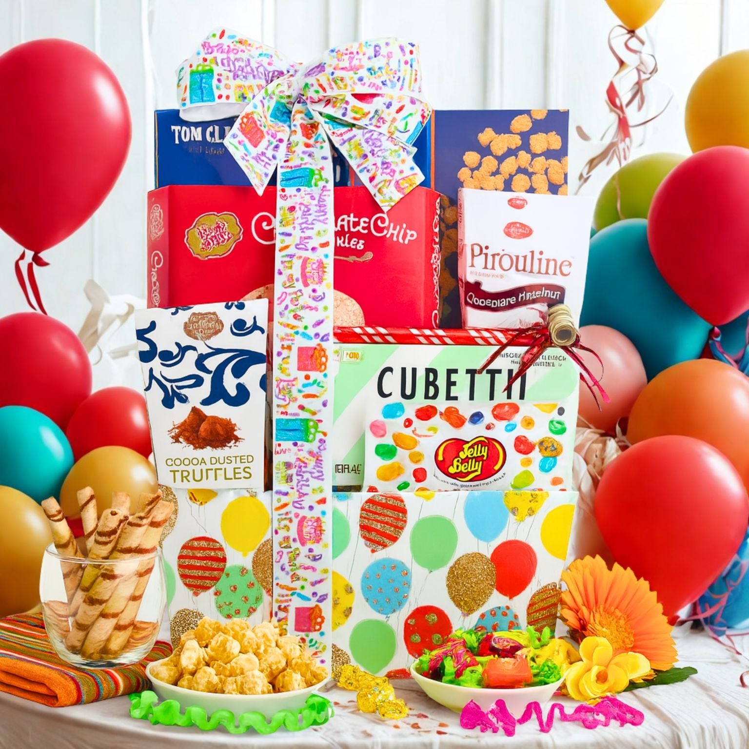 Let’s Celebrate! Birthday Treats Gift Basket Alder Creek Gift Baskets