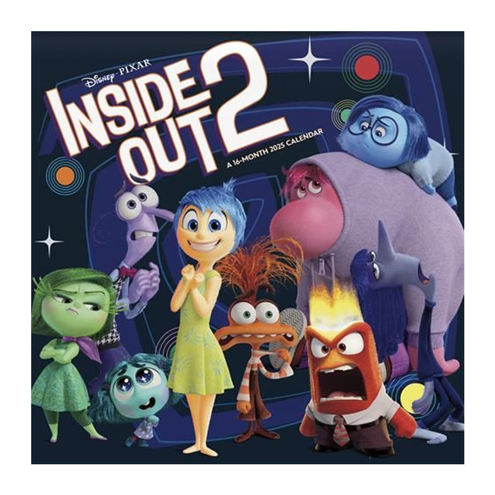 2025 Disney Inside Out 2 Wall Calendar