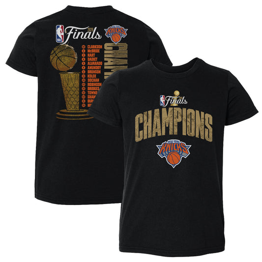 New York Knicks NBA Finals 2026 Champions Roster F&B WHT 500 LEVEL