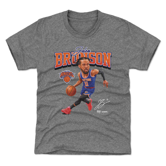 Jalen Brunson New York Knicks Caricature WHT 500 LEVEL