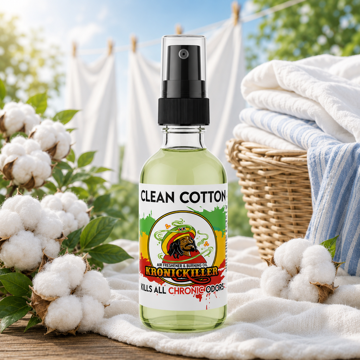 KronicKiller Clean Cotton Air Freshener & Burning Oil Kronic Killer