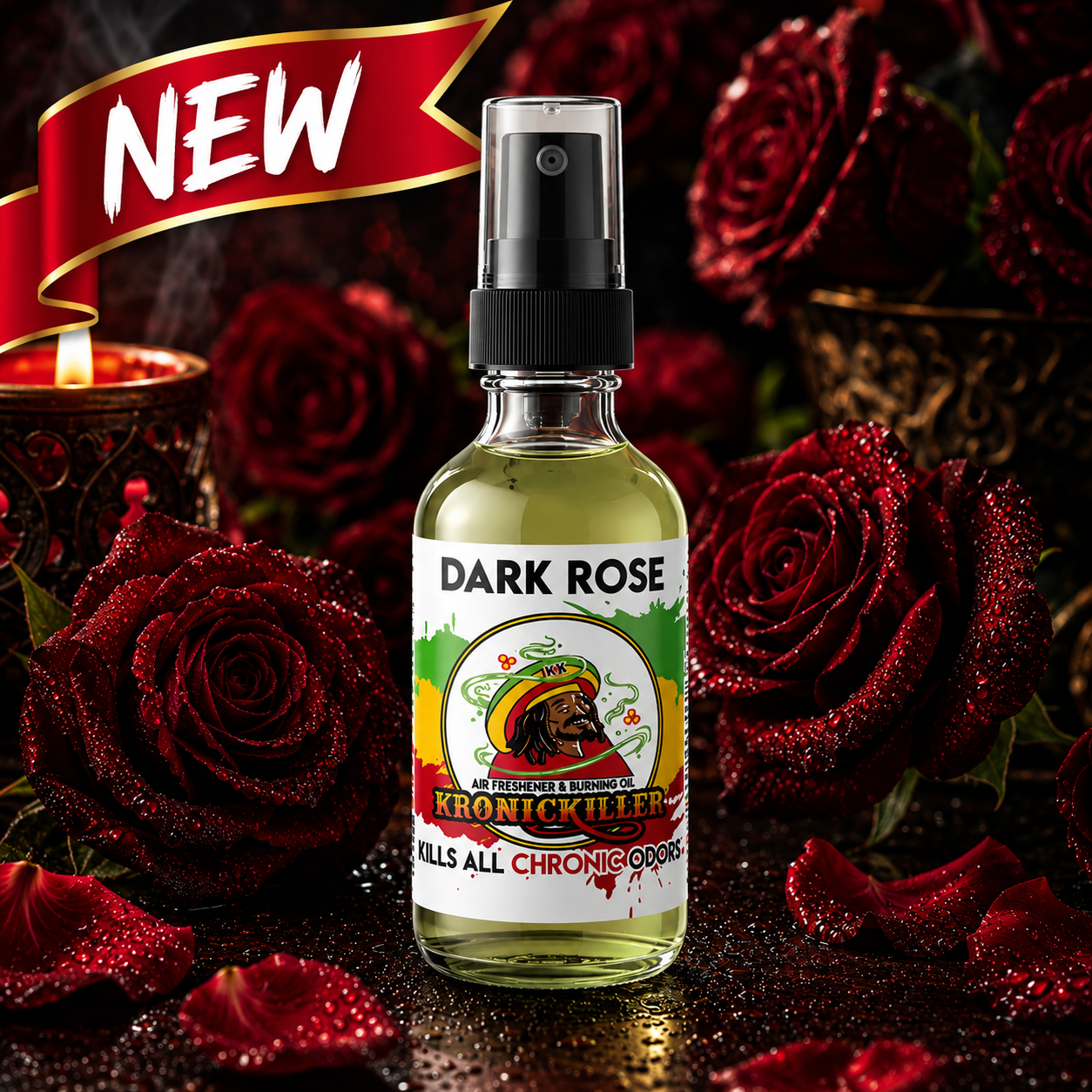Kronickiller Dark Rose Air Freshener & Burning Oil FashionMojos.com