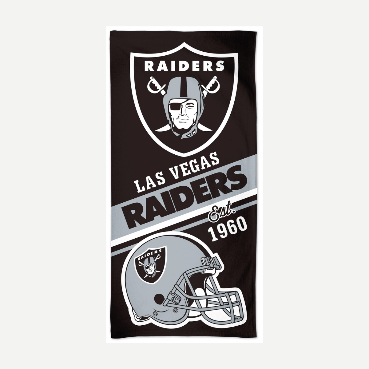 Las Vegas Raiders Velour Beach Towel Towels World