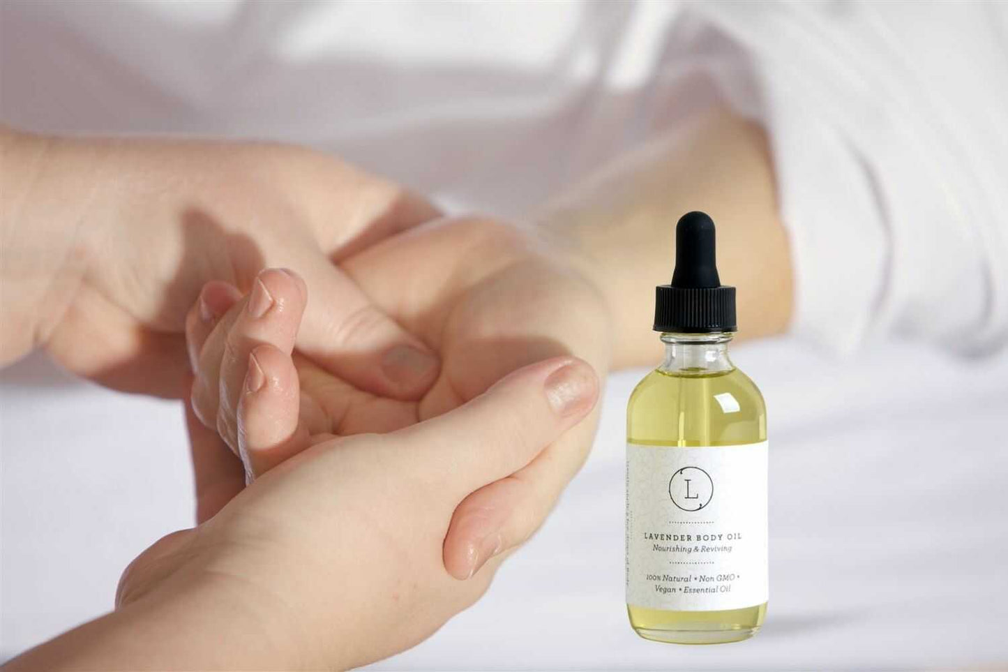 Lavender Body Oil, Natural Moisturizing Body Oil DC-Lizush