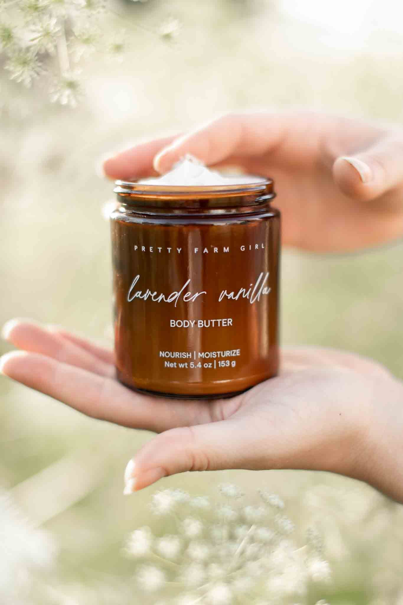 Lavender Vanilla Bean Tallow Body Butter Pretty farm girl