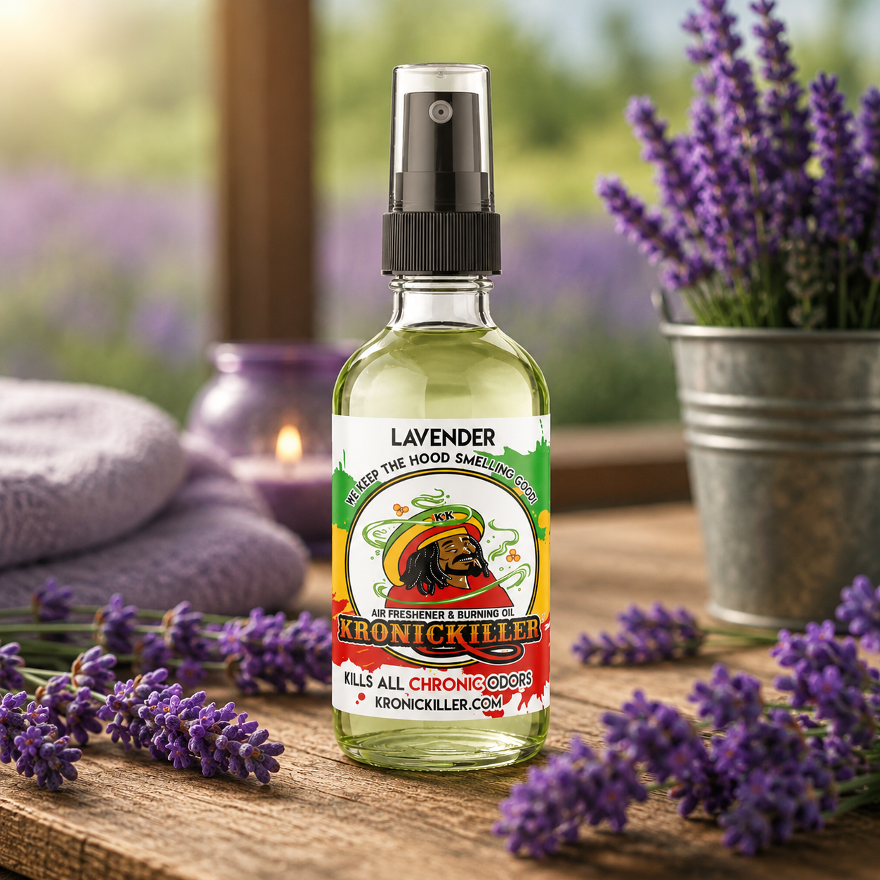 Kronickiller Lavender Air Freshener & Burning Oil Kronic Killer