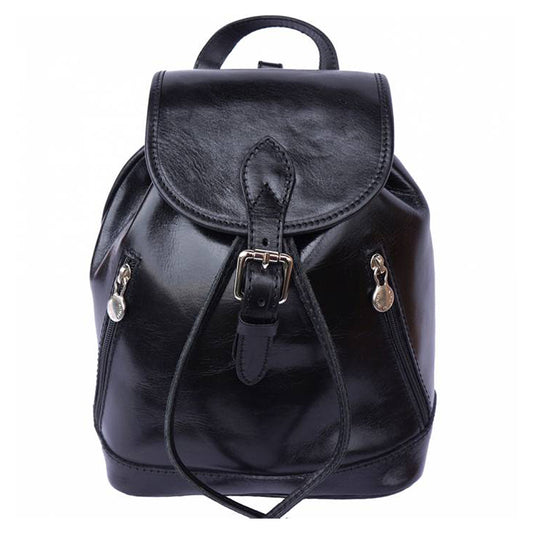Luminosa Leather Backpack Purse