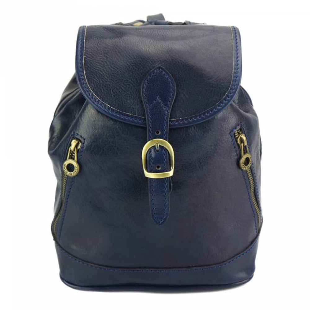 Luminosa Leather Backpack Purse