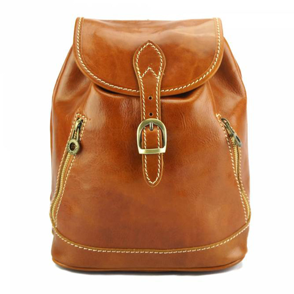 Luminosa Leather Backpack Purse