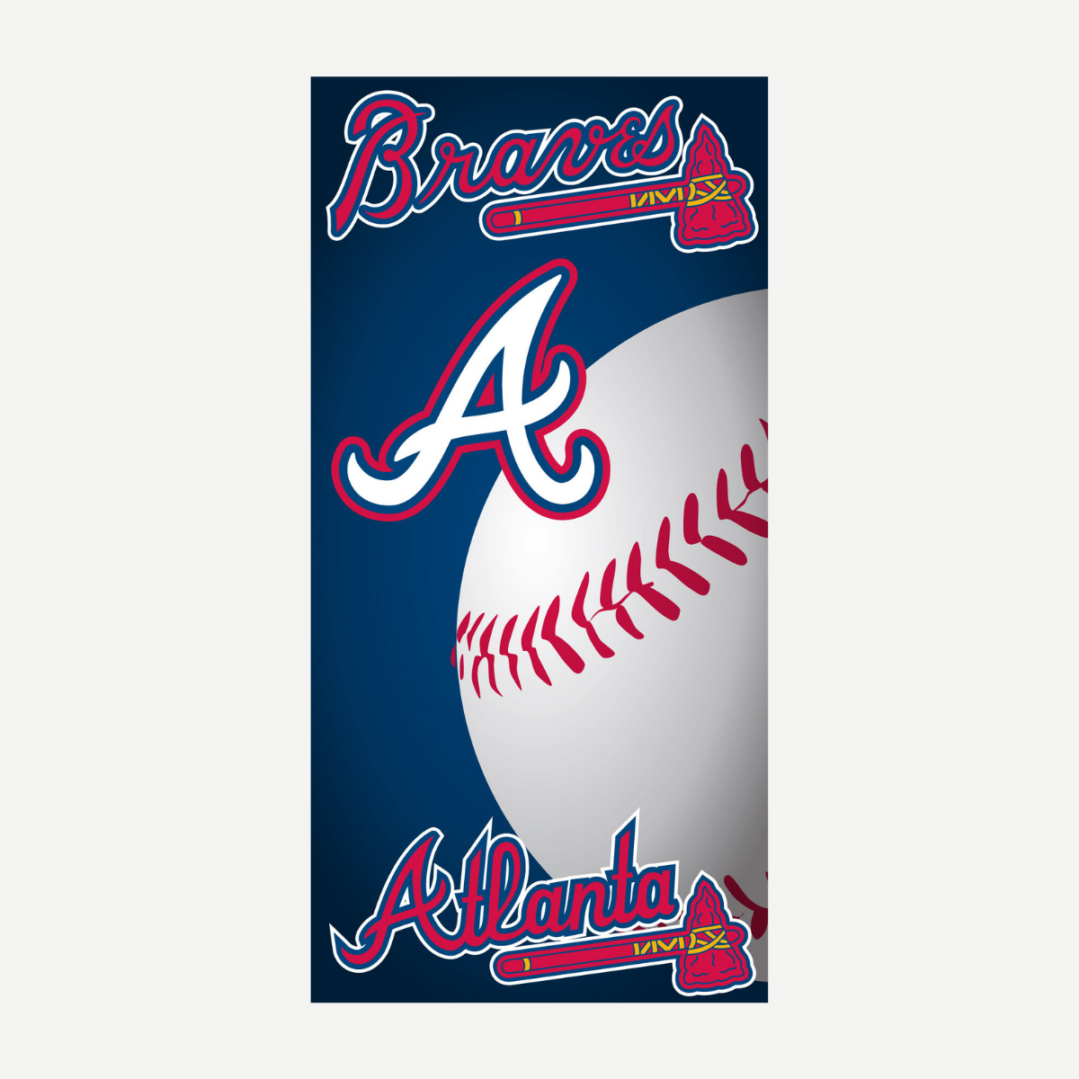 Atlanta Braves Beach Towel Towels World