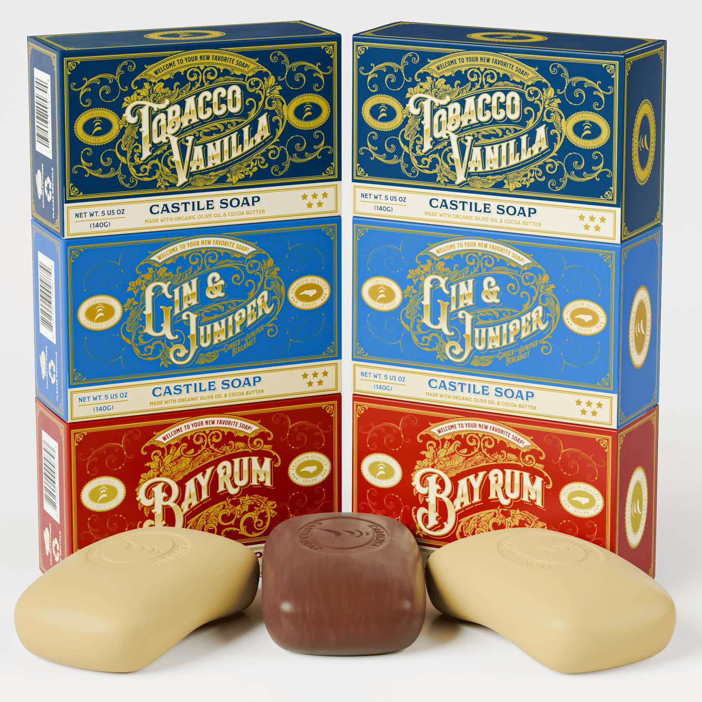 Castile Bar Soap - Variety Pack Carolina Castile Soap