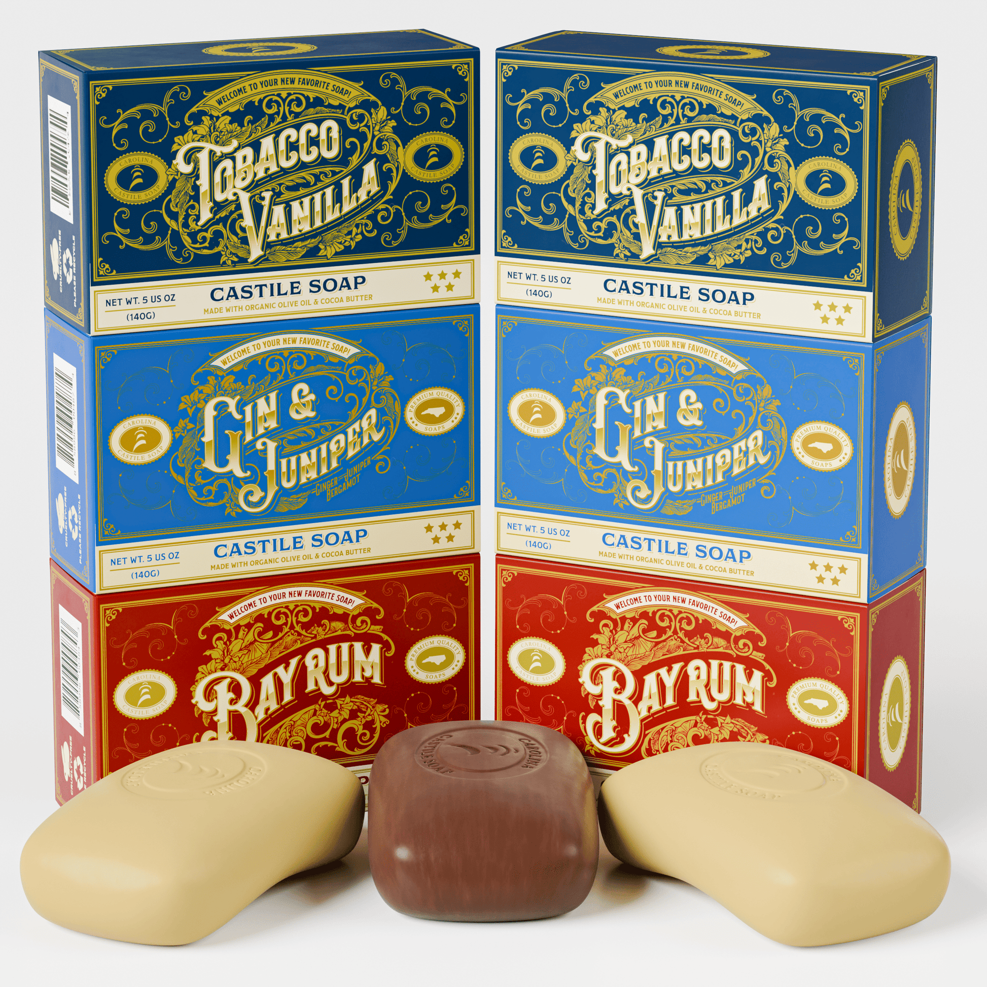 Castile Bar Soap - Variety Pack Carolina Castile Soap