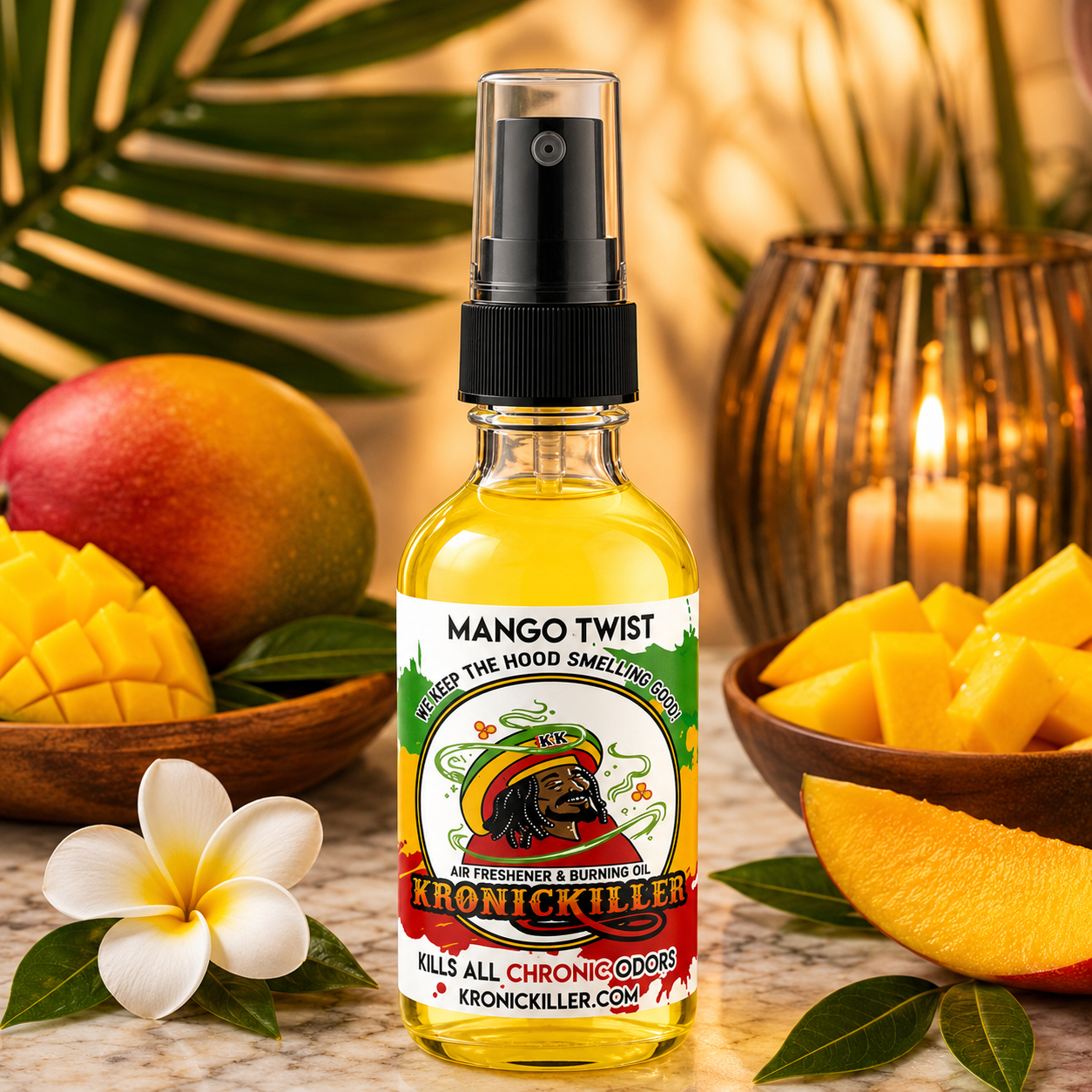 KronicKiller Mango Twist Air Freshener & Burning Oil Fashion Mojos