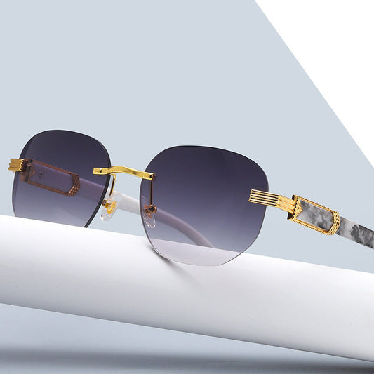 Marble Wood Grain Sunglasses