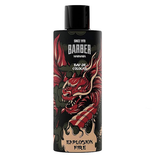 MARMARA BARBER AFTERSHAVE COLOGNE EXPLOSIVE FIRE - 500ML N.O.S. Barber Supply