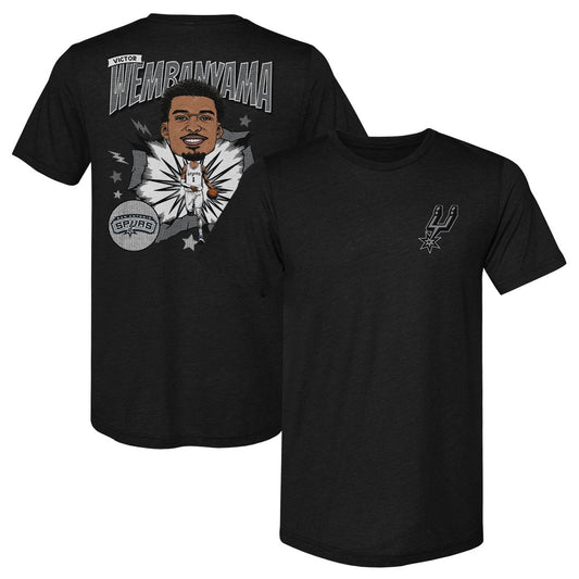 Victor Wembanyama San Antonio Spurs Caricature F&B WHT 500 LEVEL