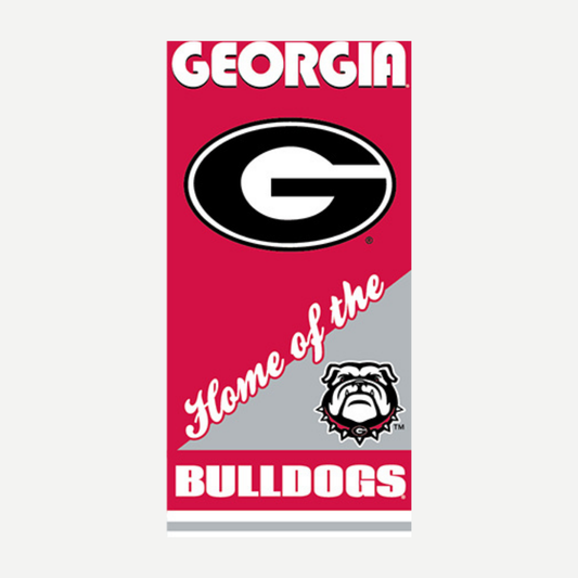 Georgia Bulldogs Hurricanes - Home Beach Towel Towels World