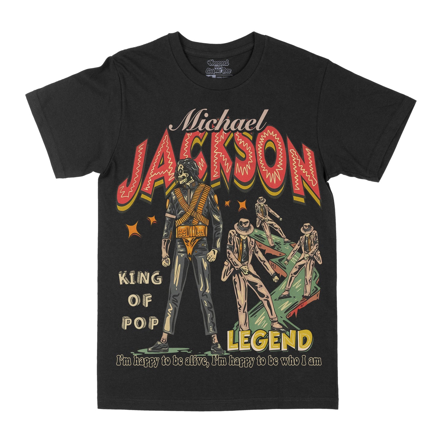 Michael Jackson "Who I Am" Graphic Tee Obsessed with graphic tees