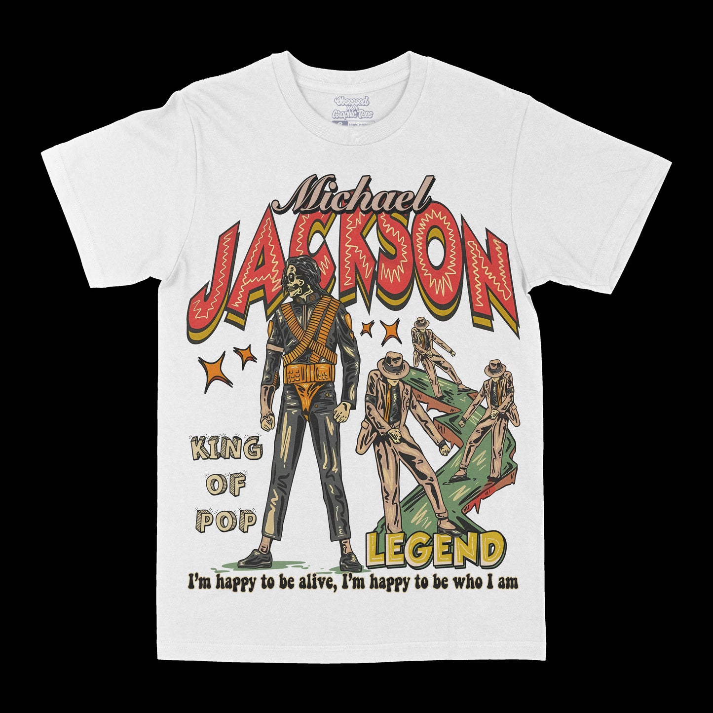 Michael Jackson "Who I Am" Graphic Tee Obsessed with graphic tees