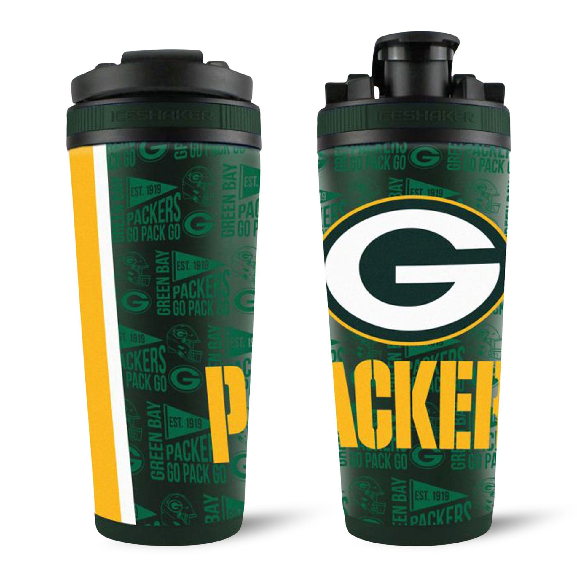 Officially Licensed Green Bay Packers 4D Ice Shaker Ice Shaker