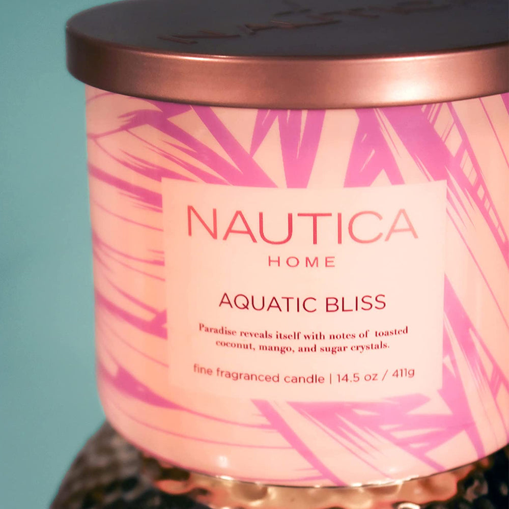 Nautica Candle Scented Candles, Aquatic Bliss Soy Candle