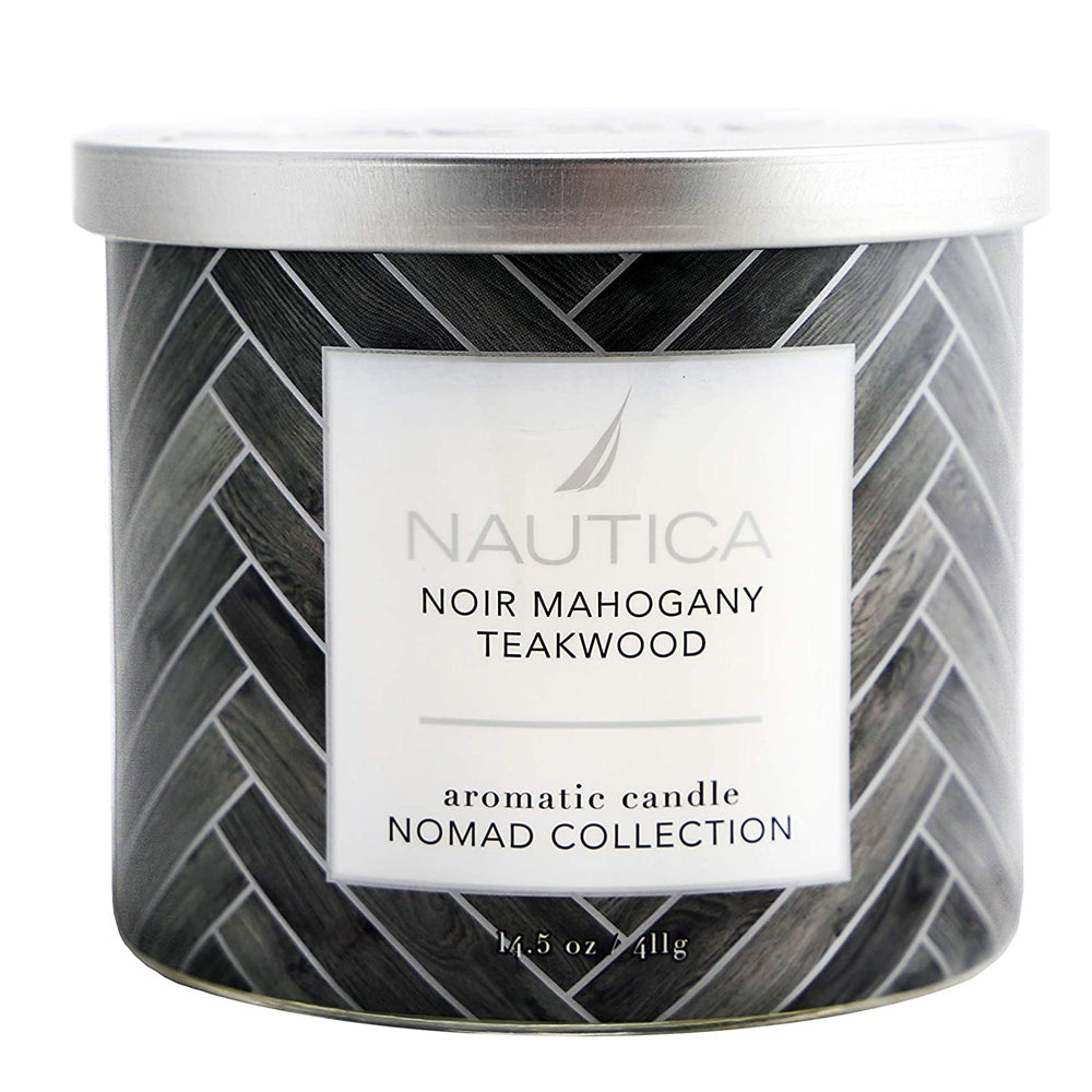 Nautica Noir Mahogany Teakwood Candle 14.5oz