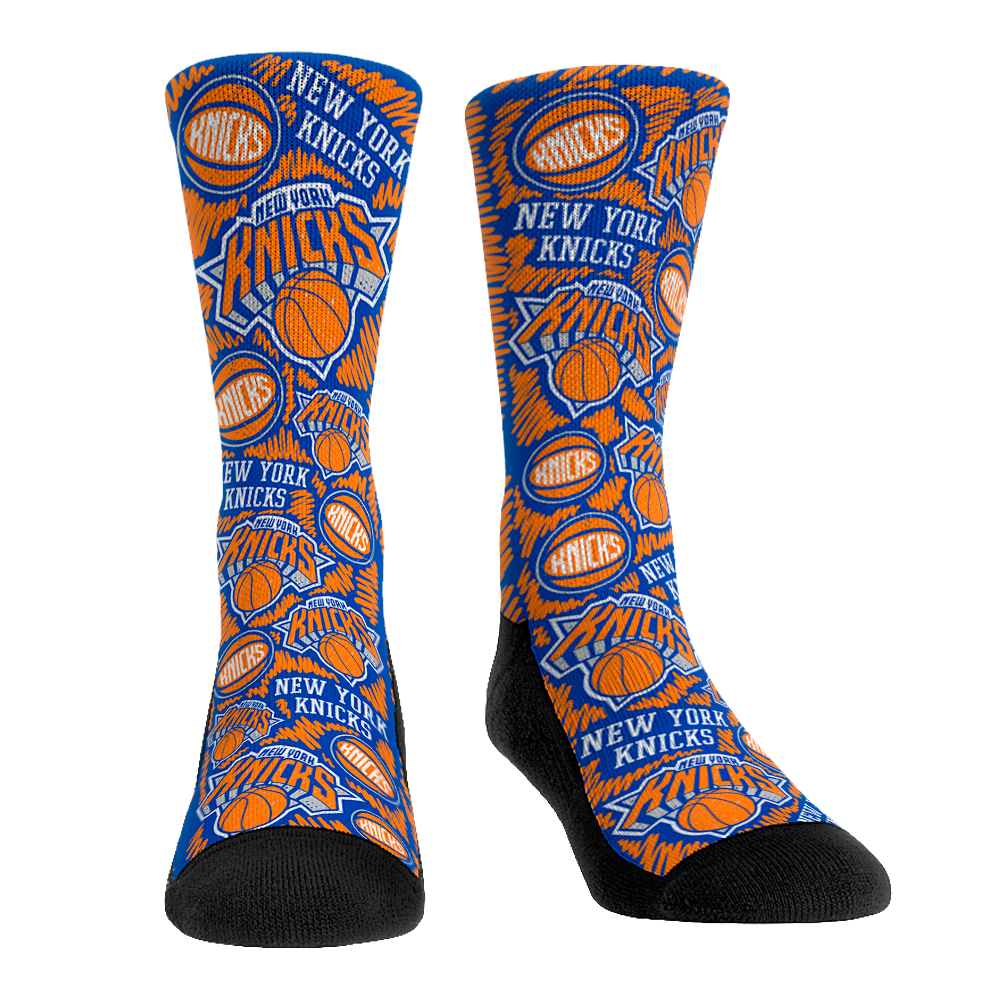 New York Knicks - Logo Sketch Rock 'Em Socks