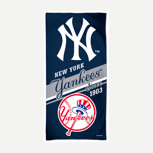 New York Yankees Velour Beach Towel Towels World